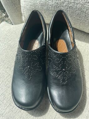 Ariat Women's Black Studded Slip-On Comfort Shoes.